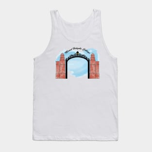 Watercolor Mount Holyoke Gates Tank Top